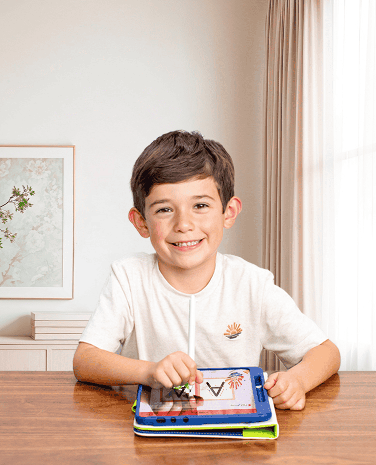 Children using tablet