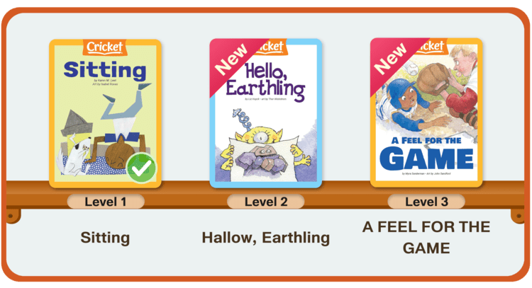 Digital books tailored to different reading levels