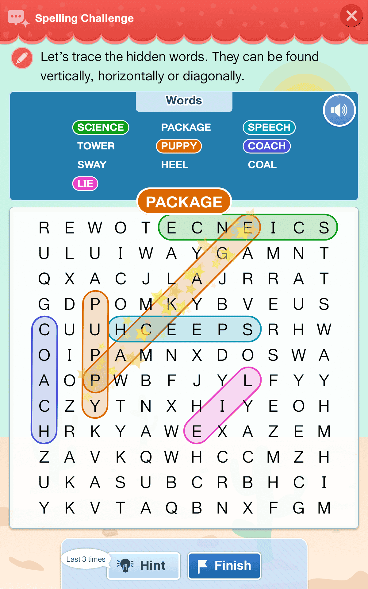 Spelling Challenge