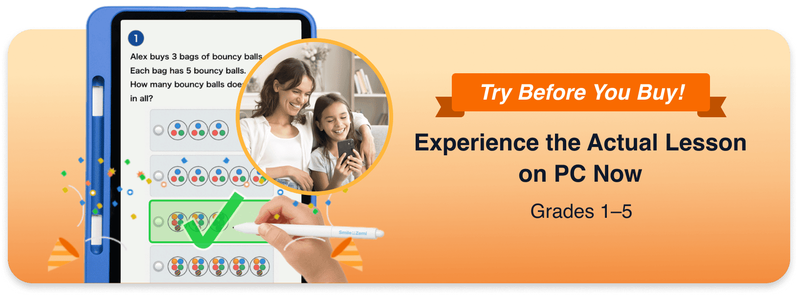 Try Before You Buy! Experience the Actual Lesson on PC Now Grades 1-5